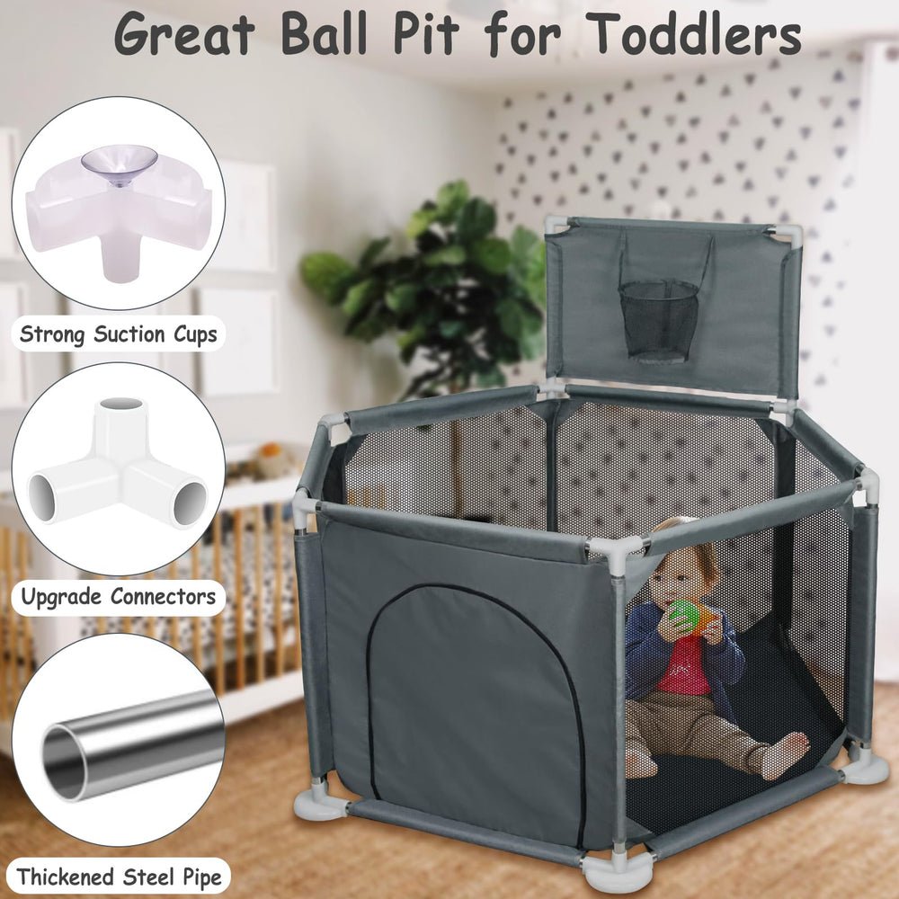IELECMG basketball hoop feature adds active play and motor practice for toddlers.