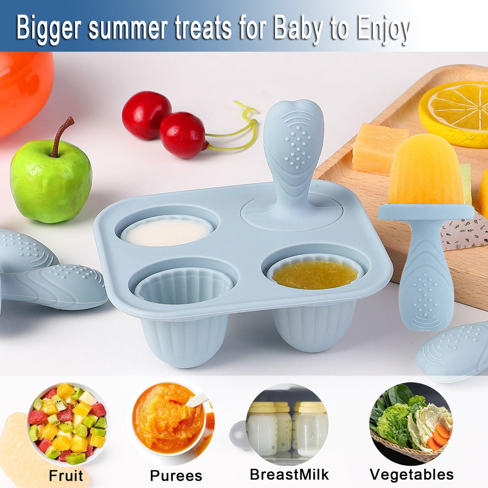 ILEYLUY self-feeding spoon-ready feature for baby-led weaning.