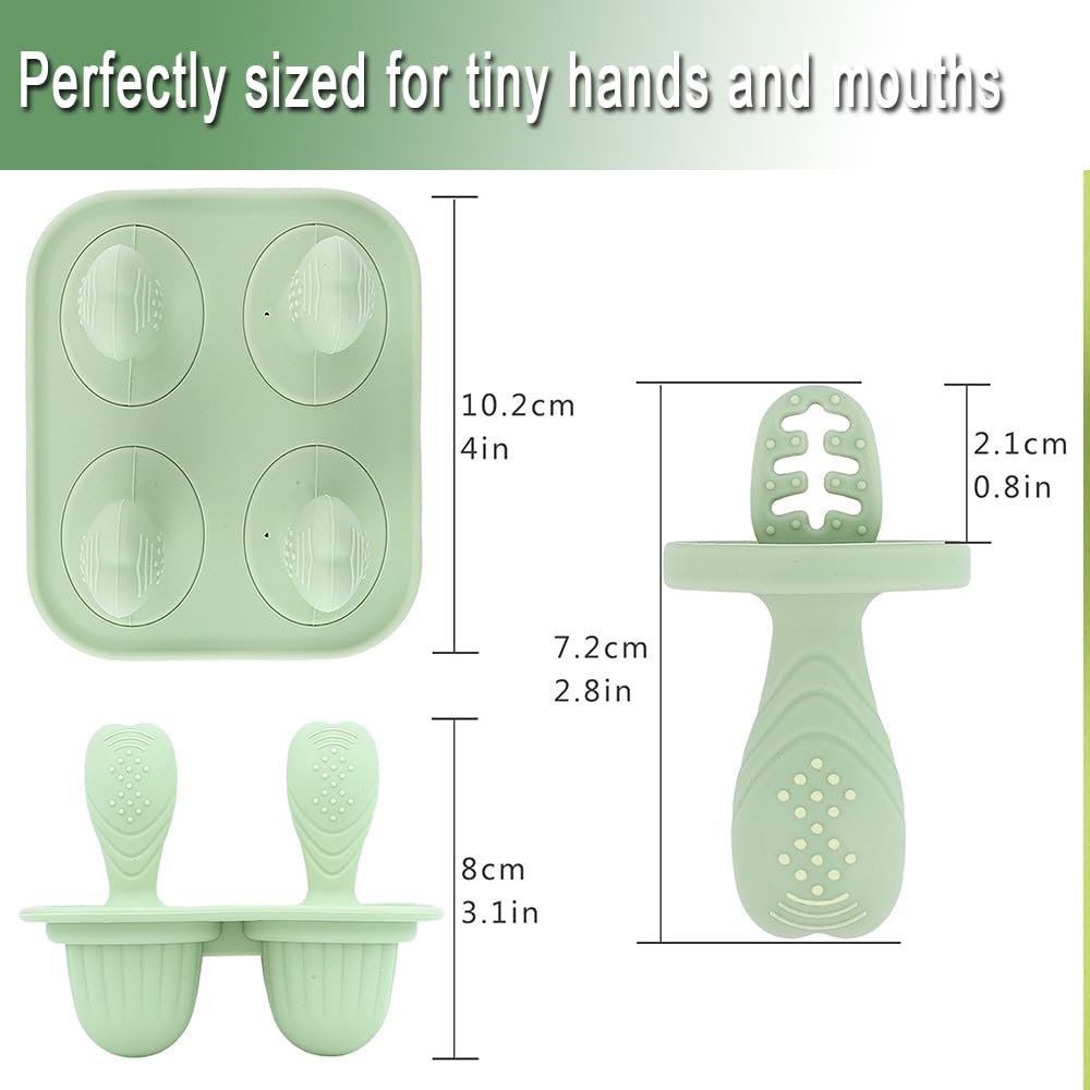 ILEYLUY silicone circle holders aid easy grasping for toddlers