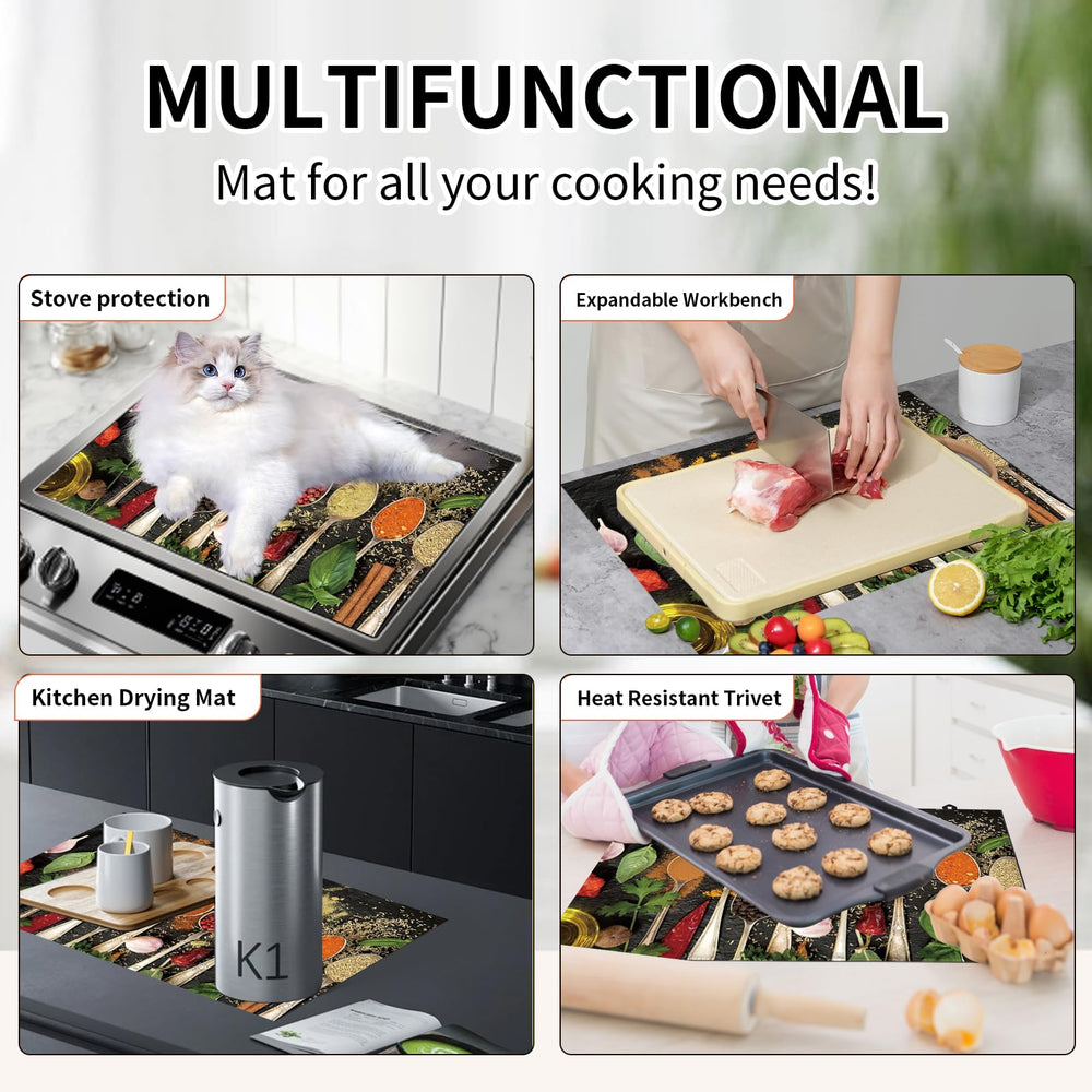 ILIEMOC Spoon Stove Top Cover dishwasher-safe for easy cleaning