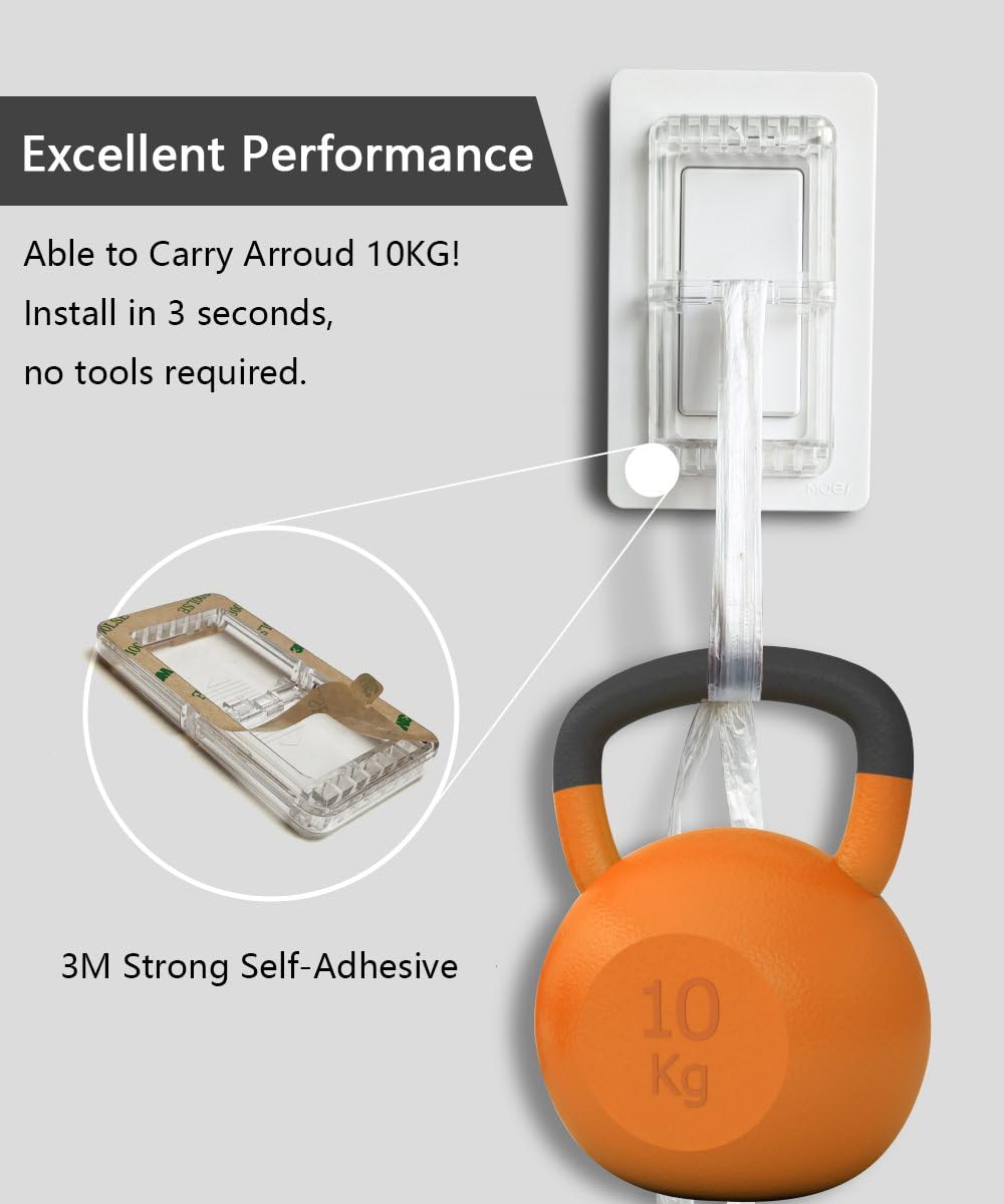 ILIVABLE child-proof guard on rocker switch improves safety in homes
