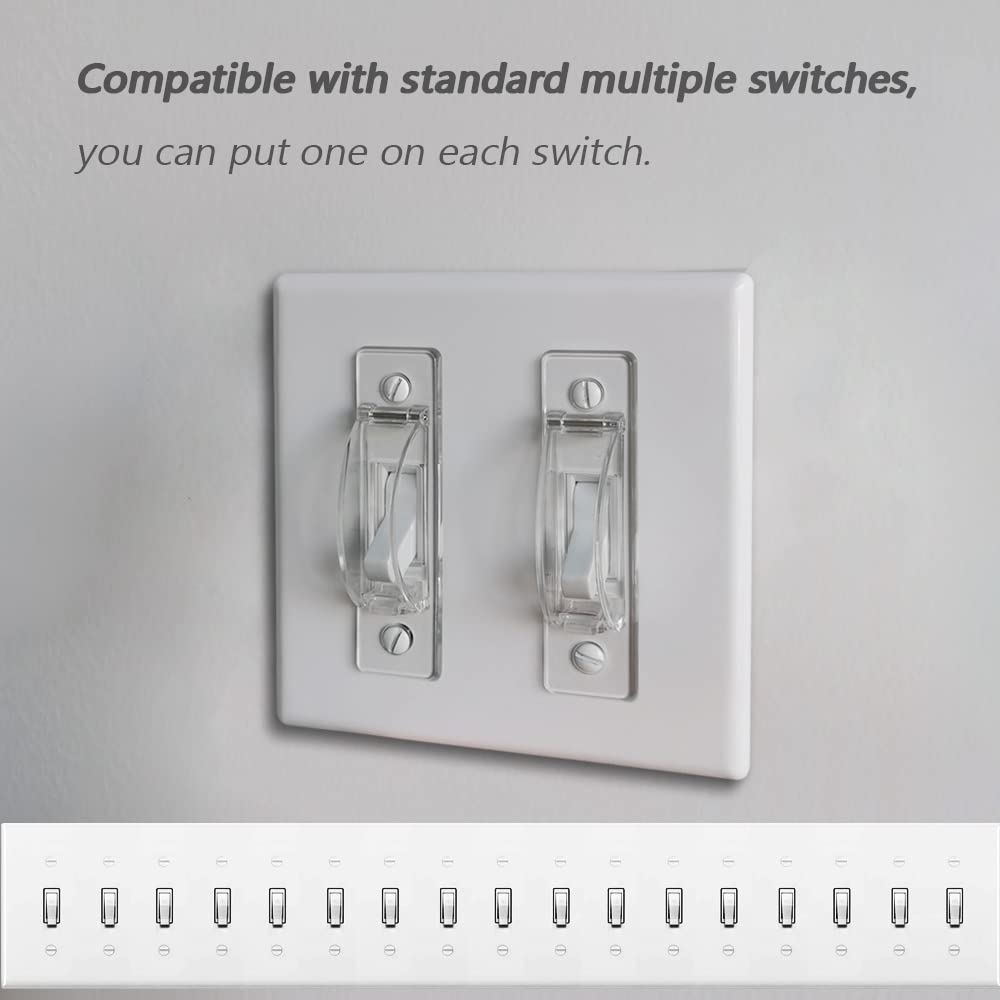 ILIVABLE extra screws ensure secure fit when the panel thickens.