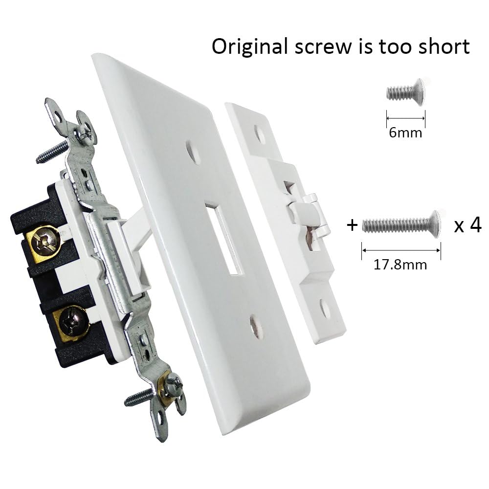 ILIVABLE wall plate cover assembly ready for easy installation and protection.