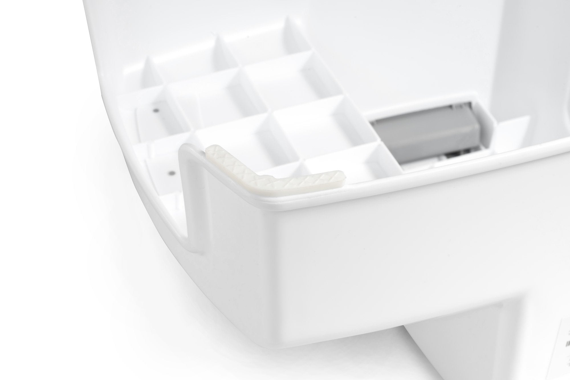 iLove 2 Step Stool 2-pack gray blends with decor and saves space.