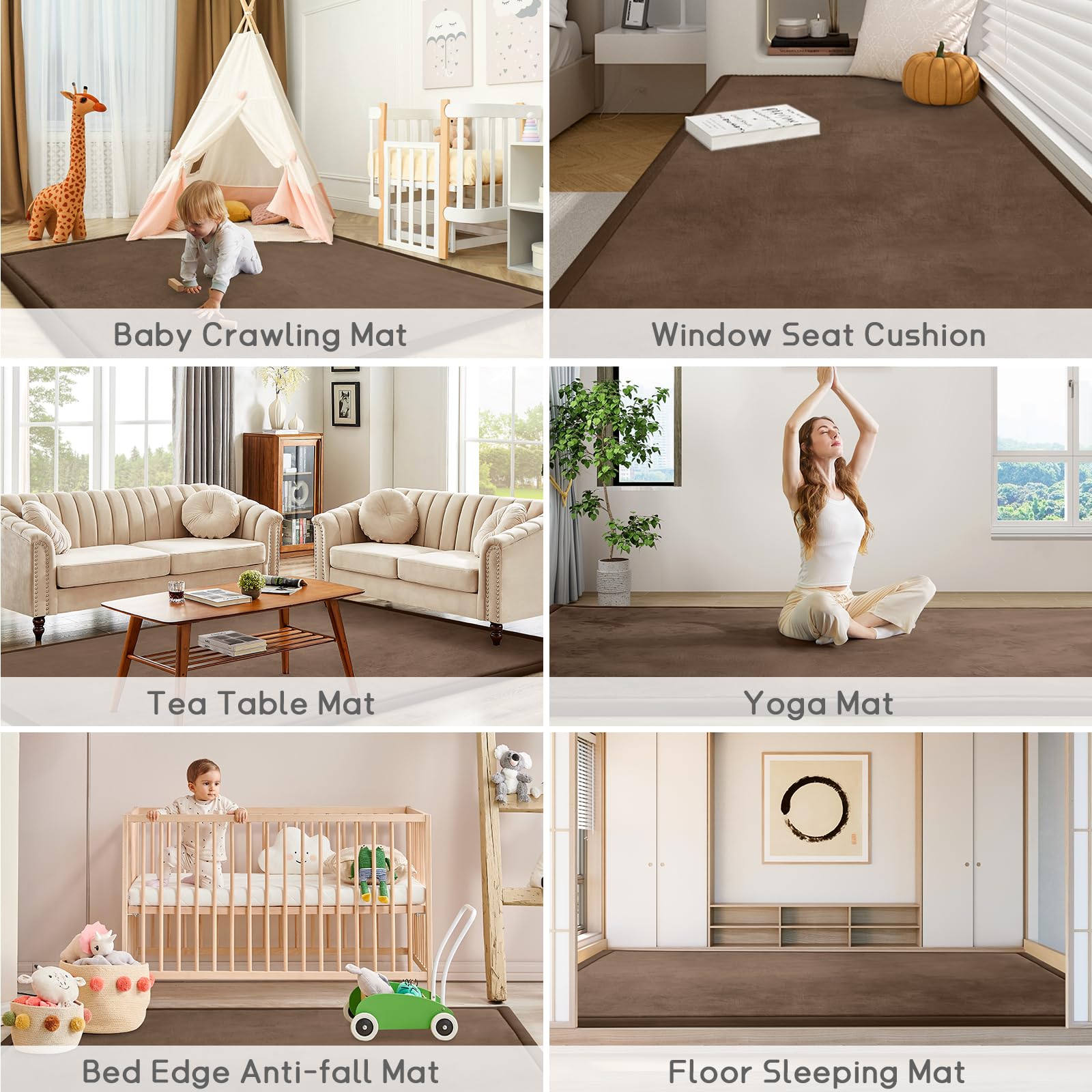 ILPEOD colorful-design play mat blends with decor and supports varied activities