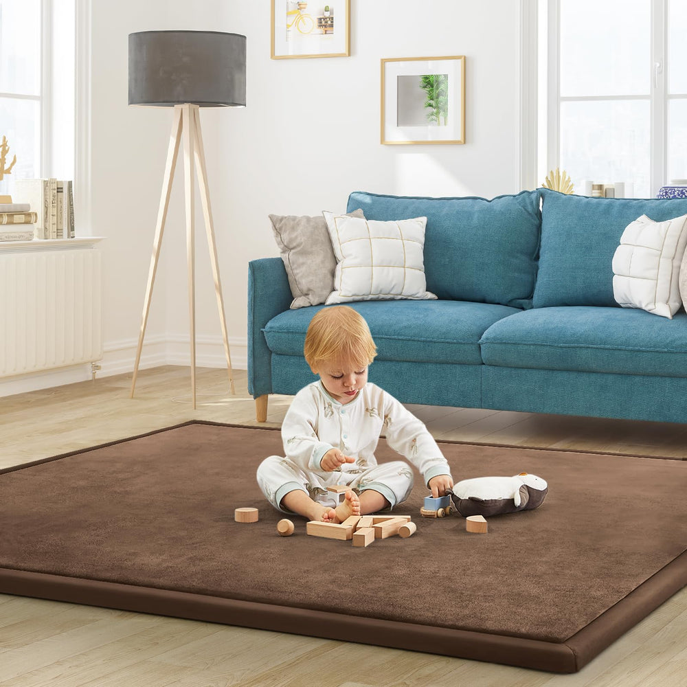 ILPEOD Baby Play Mat easy to clean after messy playtime sessions.