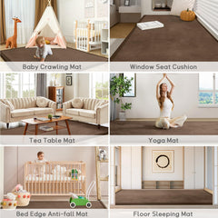 ILPEOD Baby Play Mat in a nursery room setup blends with decor.