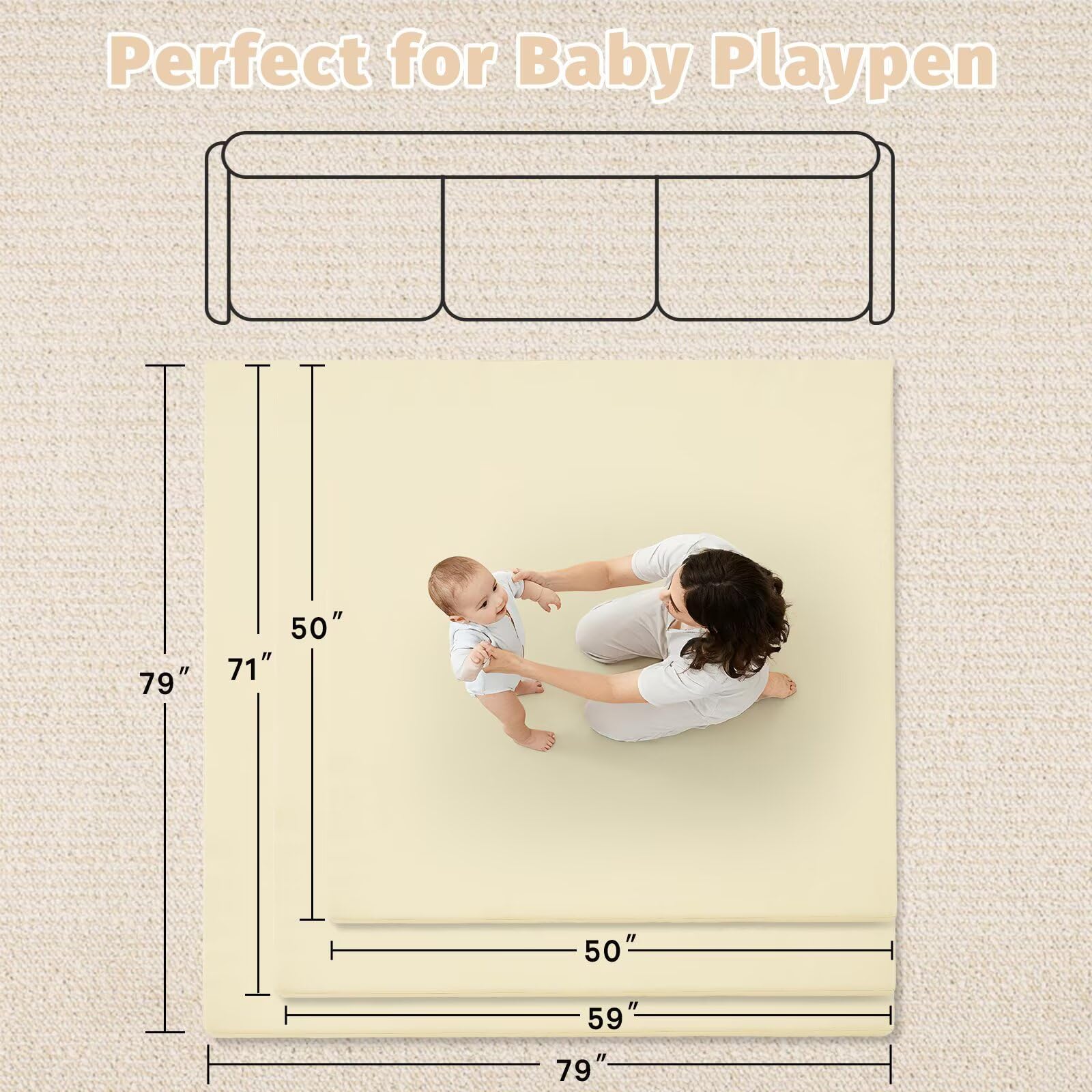 ILPEOD memory-foam cushion supports tummy time with soft durable comfort