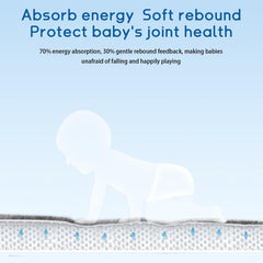 ILPEOD memory-foam-padding provides gentle support during crawls and early motor moments.