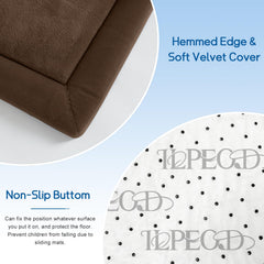 ILPEOD memory foam thick mat cross-section emphasizes durable supportive base