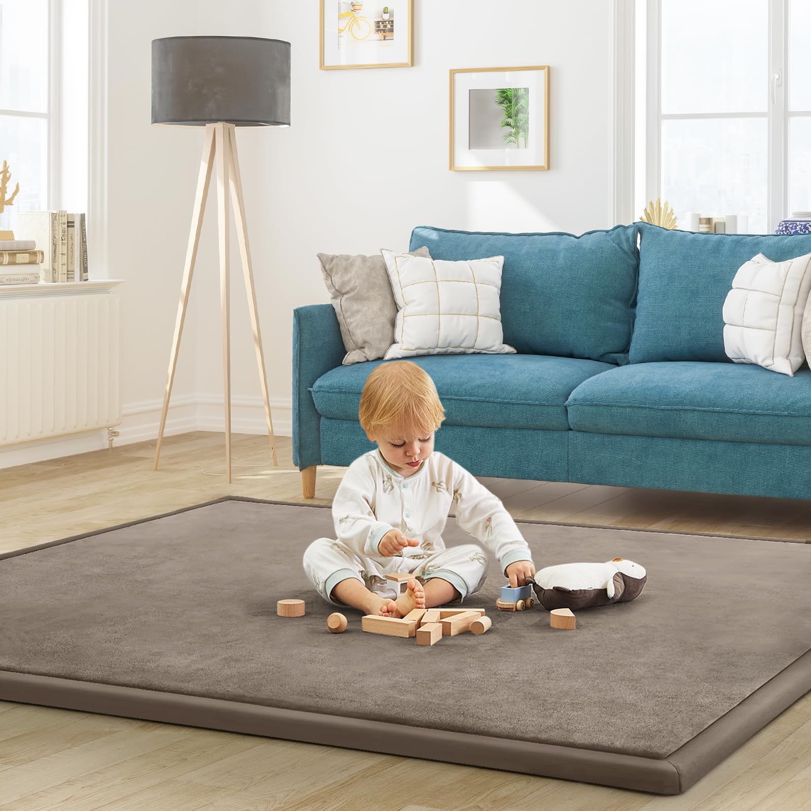 ILPEOD seven colors and seven sizes options suit bedrooms, playrooms, and living spaces.