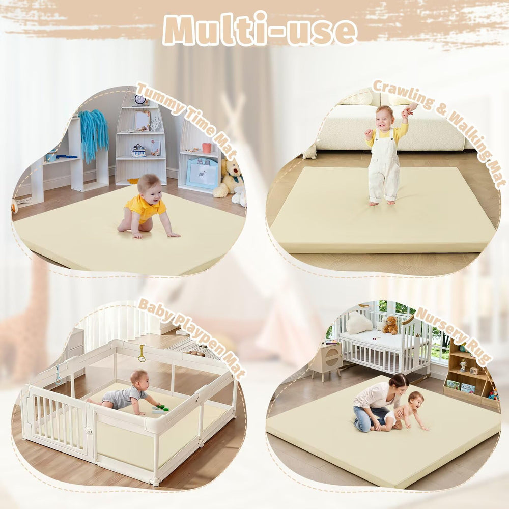 ILPEOD vegan leather surface offers skin-friendly non-toxic feel for gentle play