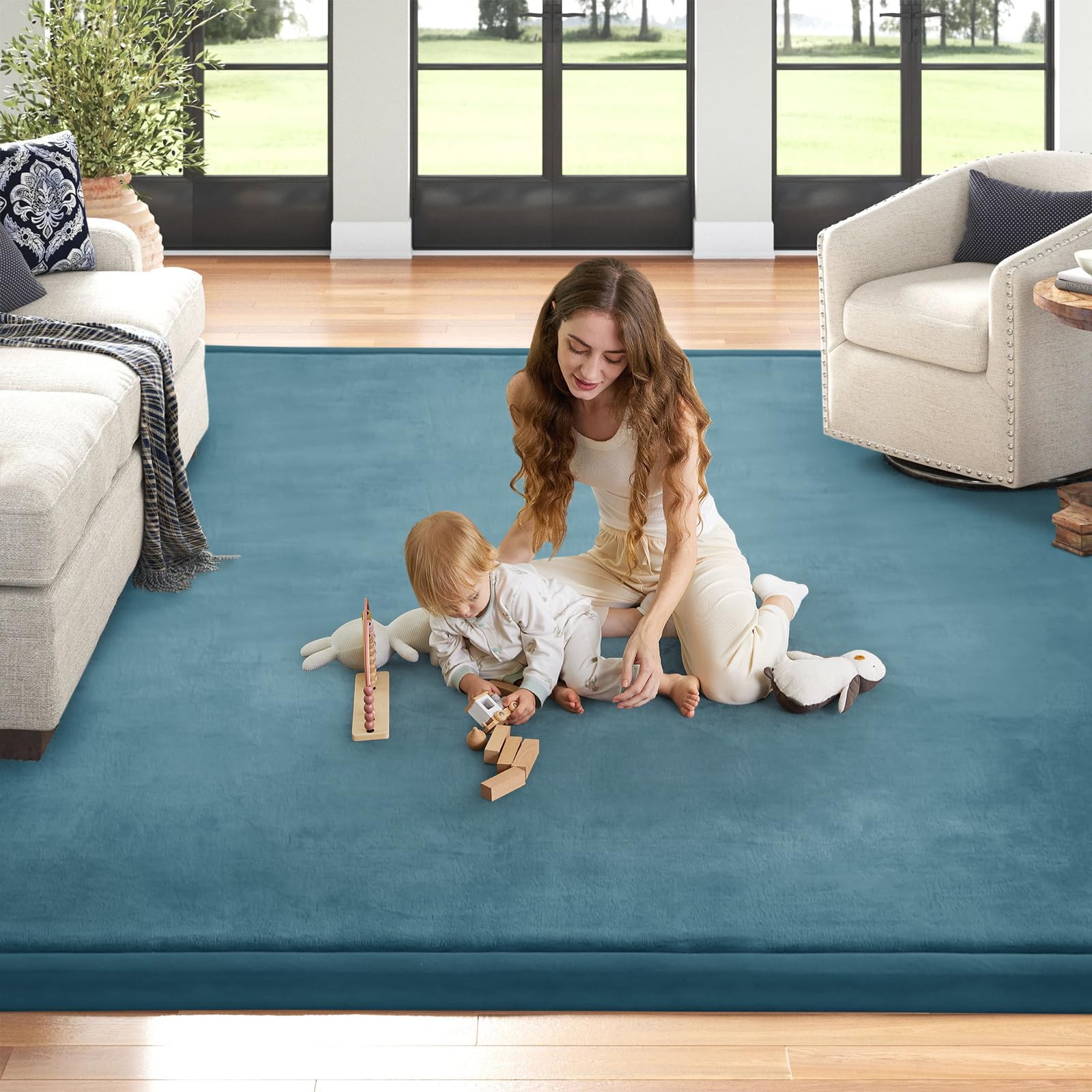 ILPEOD yoga mat function for kids and adults with cushioned support.