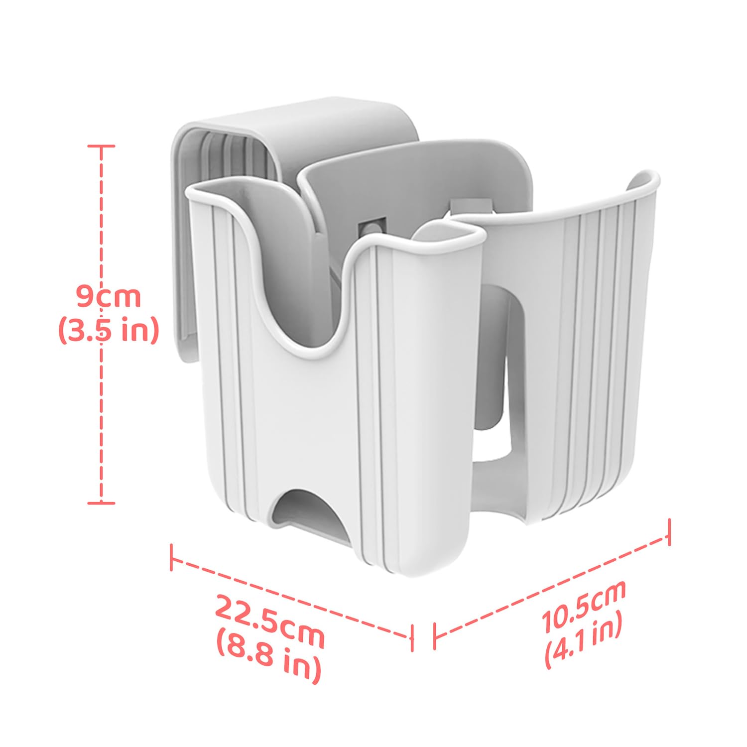 iLulala Graco cup holder illustrated easy install steps.