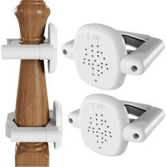 2 PCS No Hole Stairway Baby Gate Mounting Kit, Baby Gate Banister Adapter - Fits Posts from 1 1/2" to 3 1/2" Wide, Universal Banister Adapter Kit for Pressure and Hardware Mounted Stair Gates