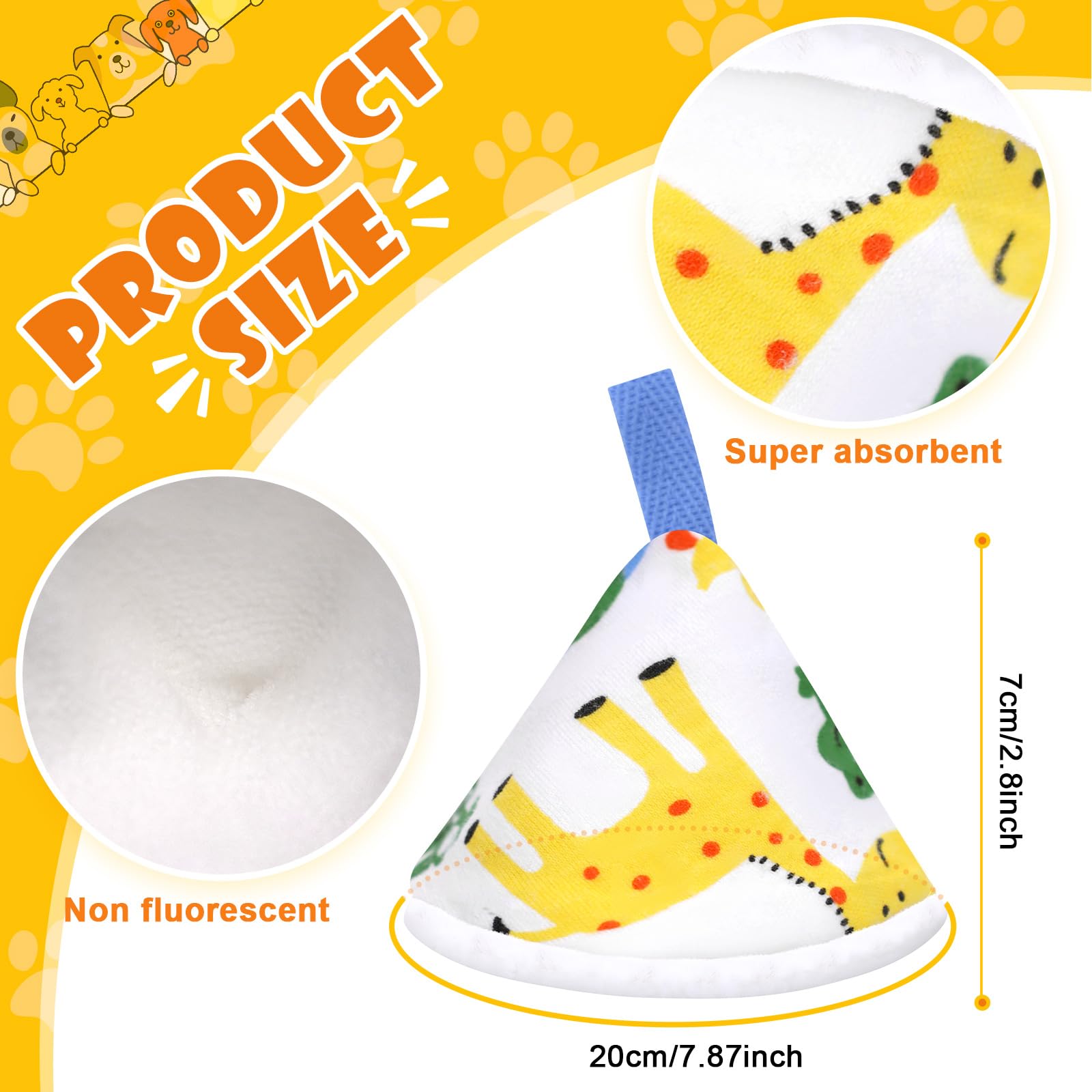 OPEYATOYS 20 Pcs Baby Boy Pee Shield Cover, Pee Covers Baby Pee Cap, Reusable Pee Shield for Baby Boy Diaper Changing Accessory for Boys Newborn Birthday Christmas Gift (Dinosaur)