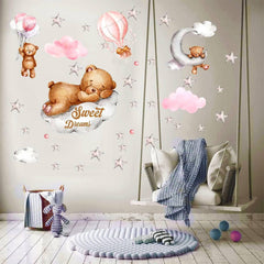 POILKMNI Hot Air Balloon Star wall decal sparks imagination