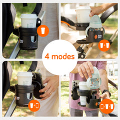Baby Uma universal clip-on design fits most handles for versatile use.