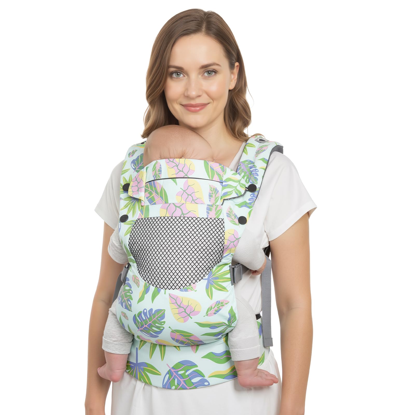 YooxArmor Infant Baby Front Carrier, Toddler Body Carrier, 7-66 Lbs Ergonomic Design, Lumbar Support, Lightweight Baby Chest Carriers (3-36 Months)