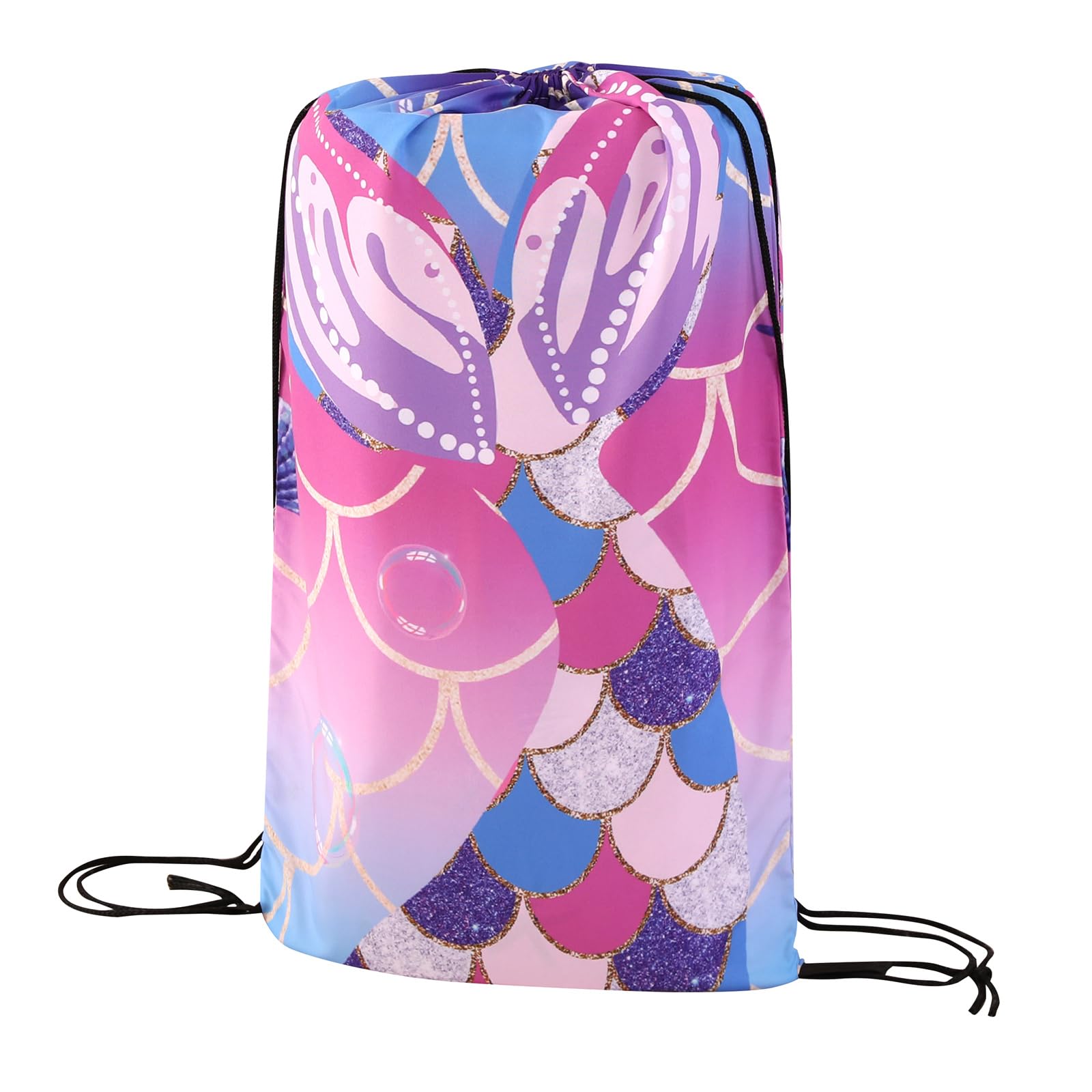 Wowelife Mermaid Toddler Nap Mat with Pillow | Pink Purple Girls Nap Mat for Daycare