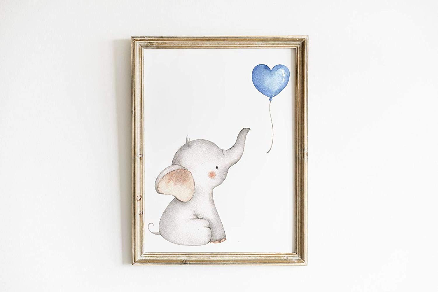 iMagitek baby shower gift wall art, charming elephant prints