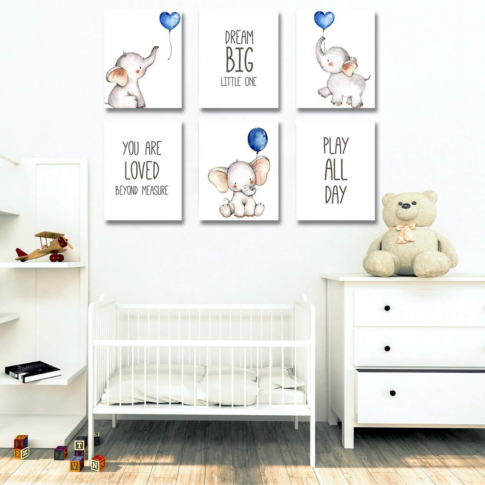 iMagitek unframed six-pack wall art set for versatile framing