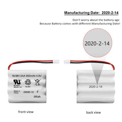 iMah Replacement 29580-10 battery in use powering a Summer Infant monitor