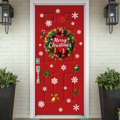 IMISHM pinecones and holly accents brighten doorway decor with classic charm