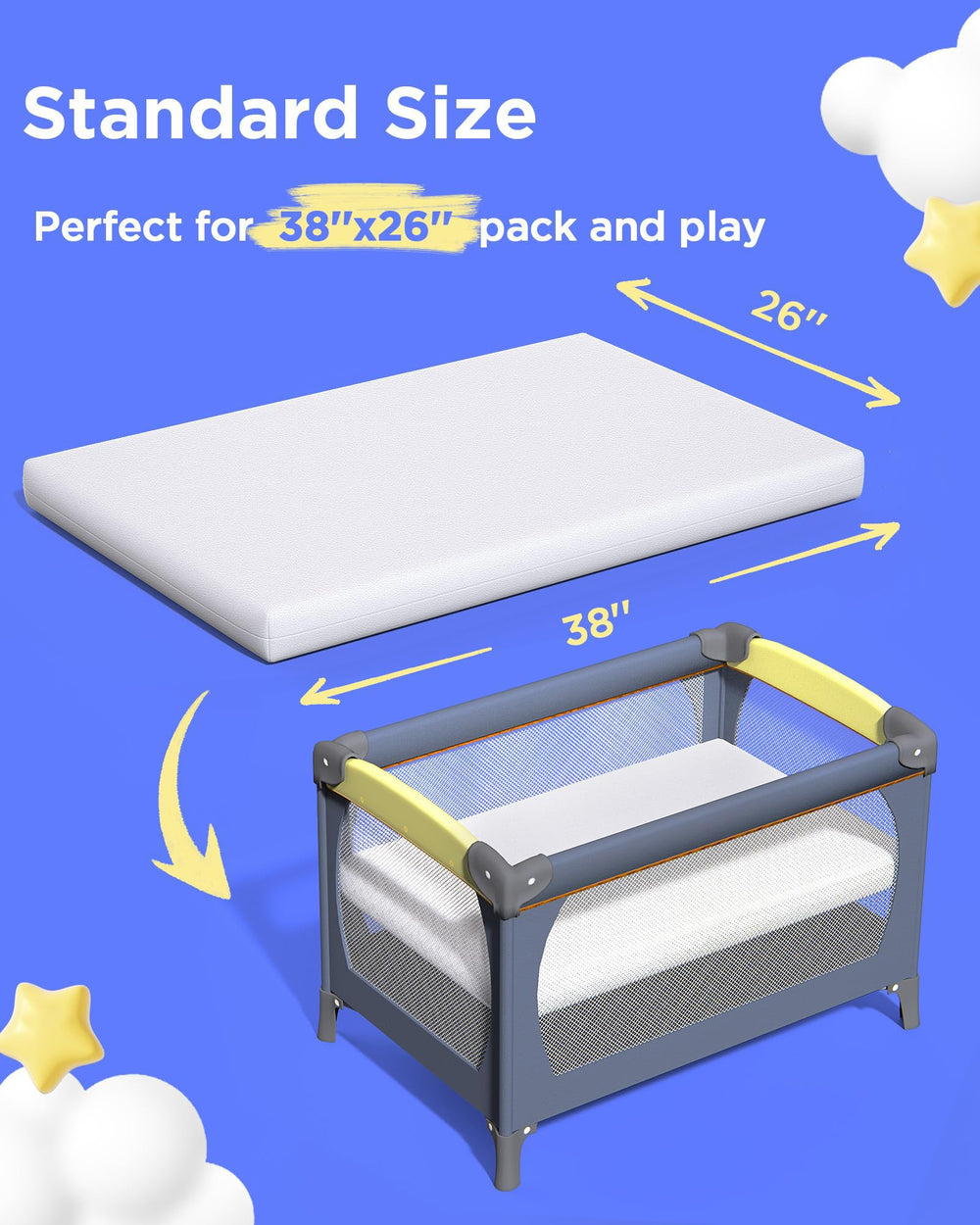 iMMDOKIN machine-washable cover is easy to clean after spills.