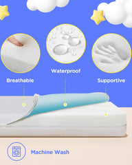 iMMDOKIN moisture barrier TPU layer blocks liquids from seeping for easier cleanup.