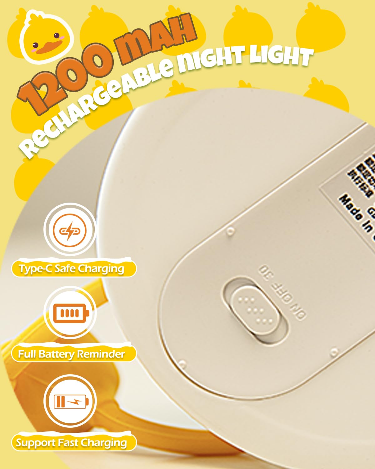 IMMORROSA gift-ready duck night light packaging for gifting