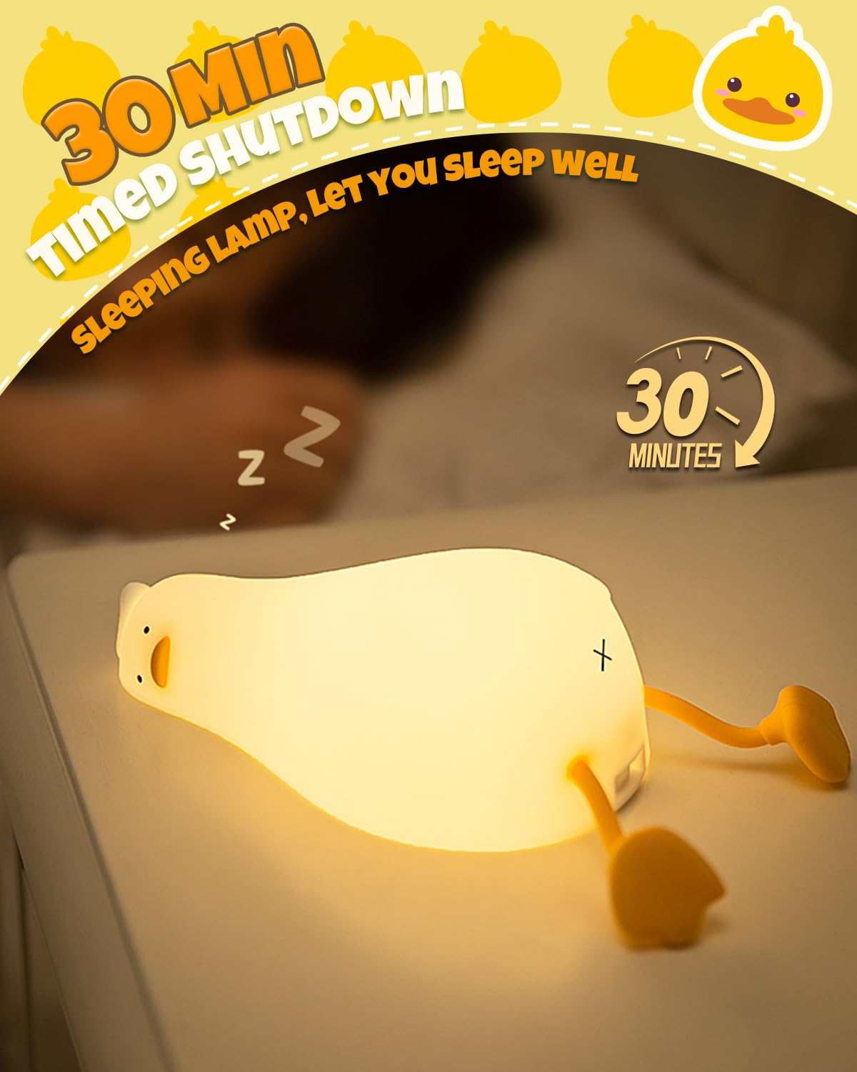 IMMORROSA nursery night light as desk decor in a cozy setup