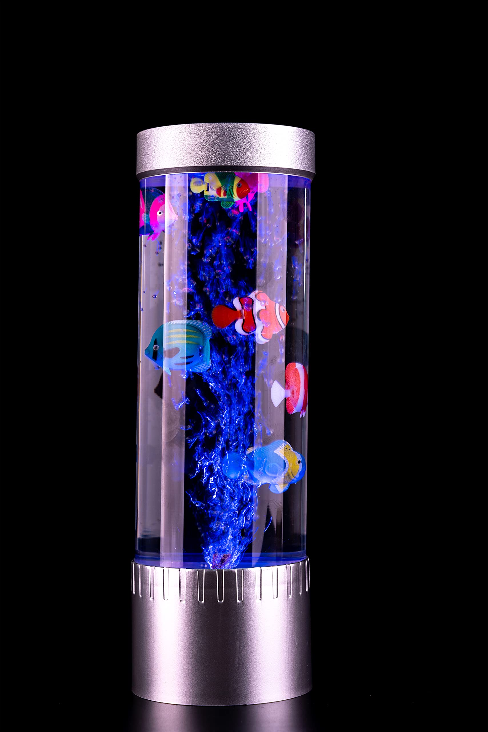 impcenst Bubble Fish Lamp pet-friendly toy with moving fish for curiosity.