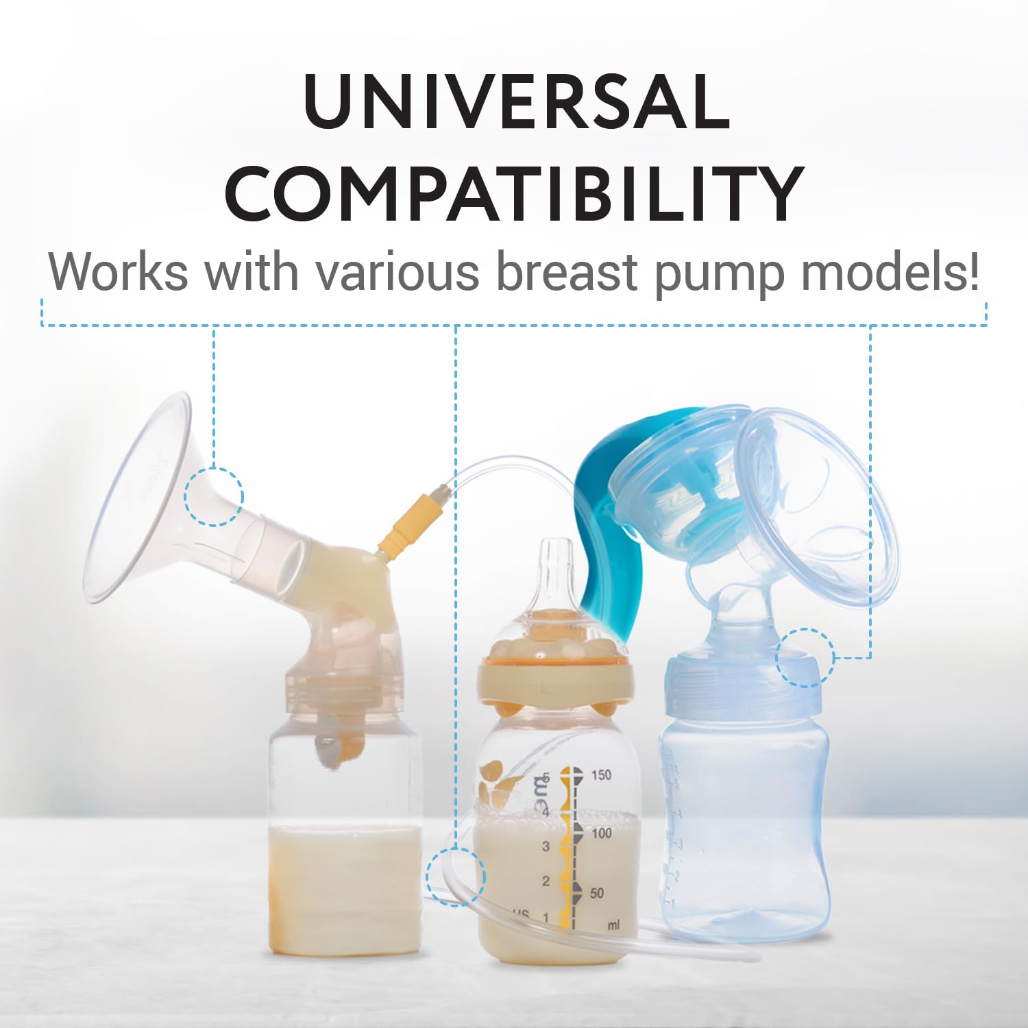 IMPRESA Breast Milk Removal Soap pump-parts closeup highlighting gentle cleaning