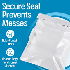 IMPRESA 65-micron tear-resistant bags offer reliable protection for multiple items.