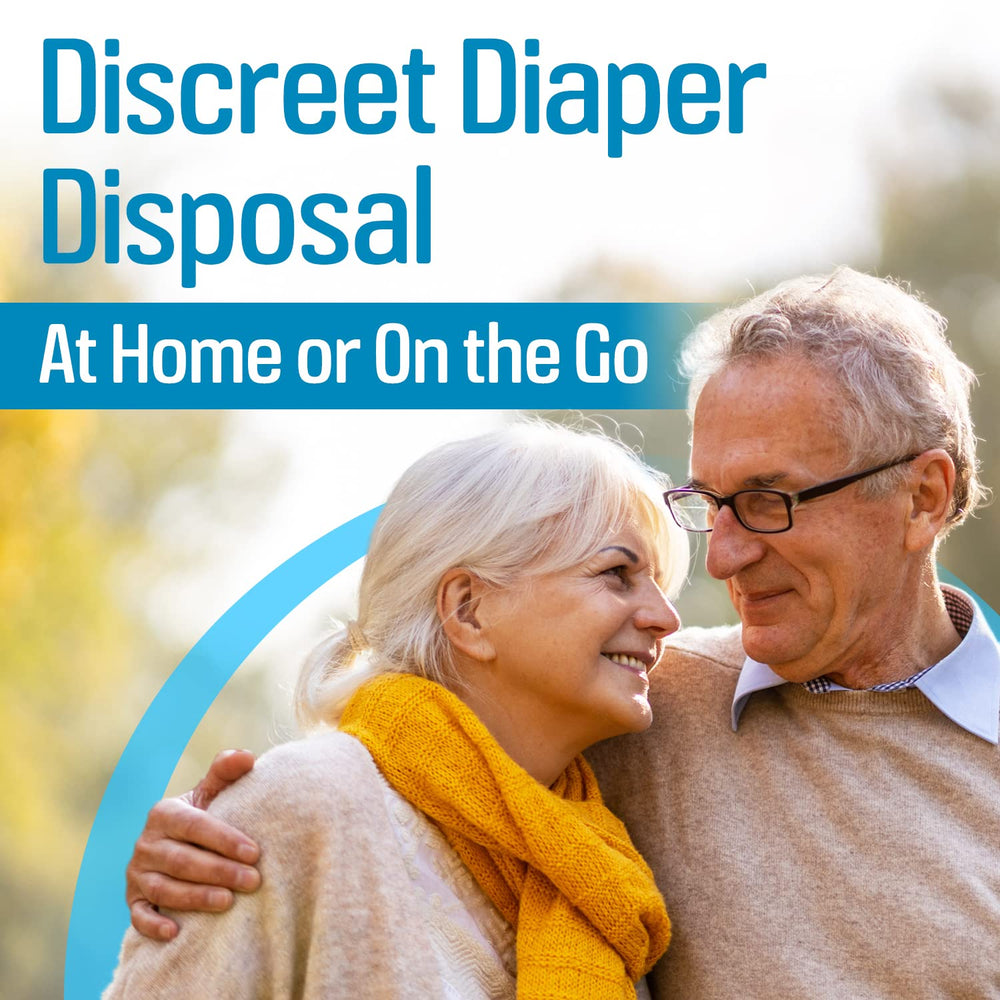 IMPRESA leak-proof bags with adhesive seals keep odor contained during transport.