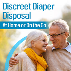 IMPRESA leak-proof bags with adhesive seals keep odor contained during transport.