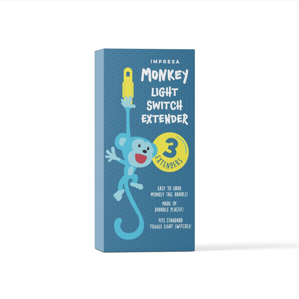 IMPRESA Light Switch Extender supports teaching independence with playful monkey design.