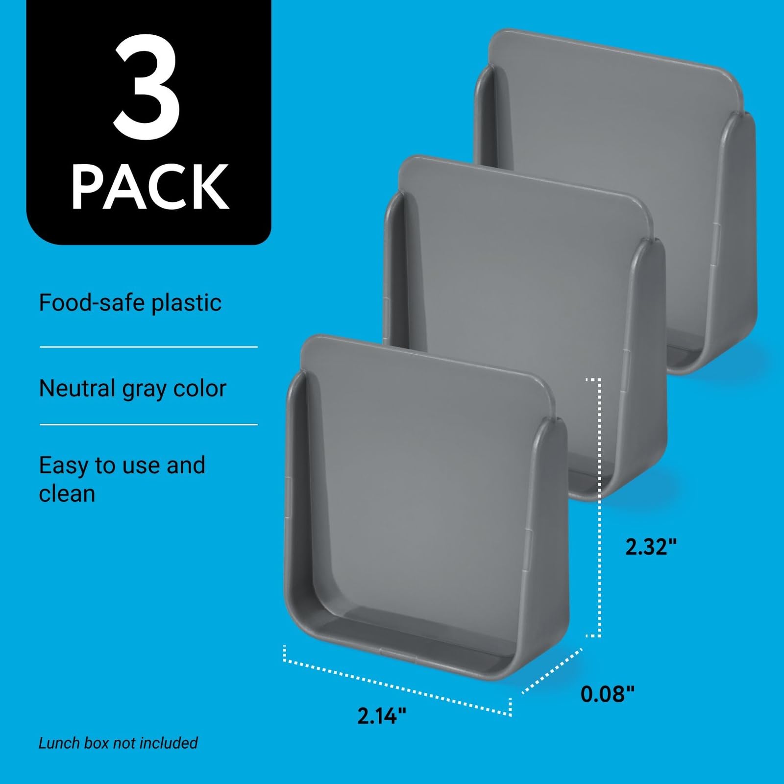 IMPRESA dividers inserted into Omie box illustrate tidy snack separation.