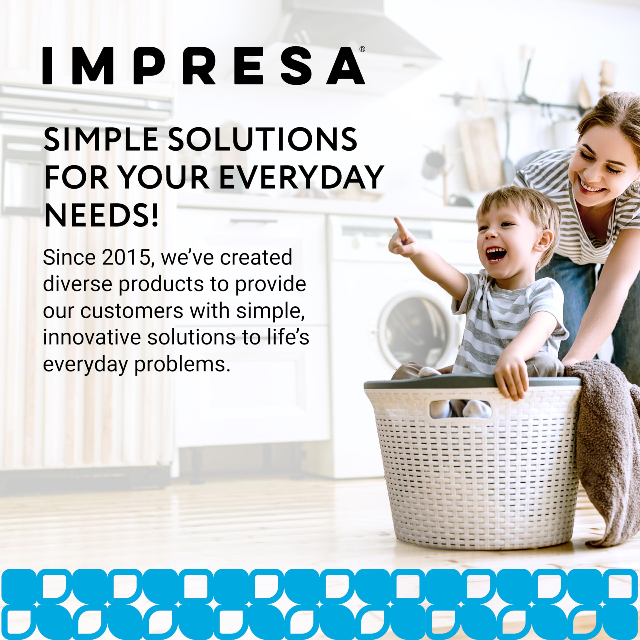 IMPRESA dividers in use with snacks to prevent mixing and simplify packing.