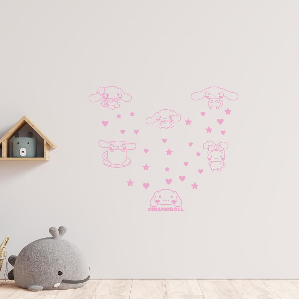 IMPRINTED DESIGNS CINAMOROLL waterproof removable decal leaves no residue.