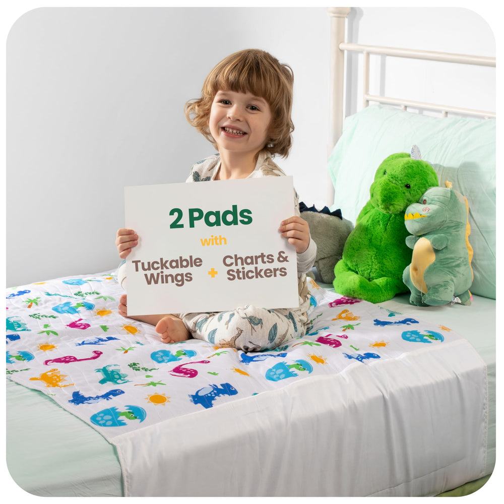 IMPROVIA toddler bed pad absorbent layer keeps twin beds dry during potty training