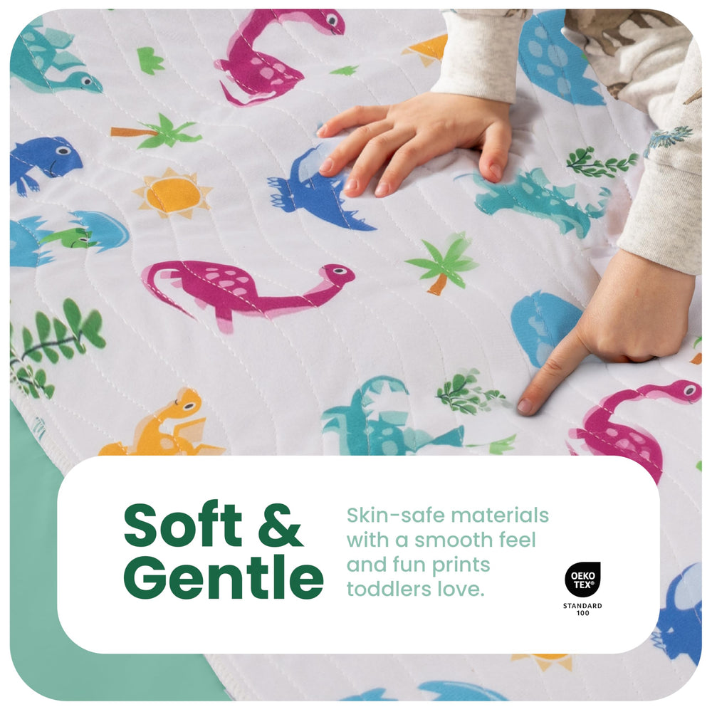 IMPROVIA bed pad soft-top-layer feels cozy and quiet for mess-free nights