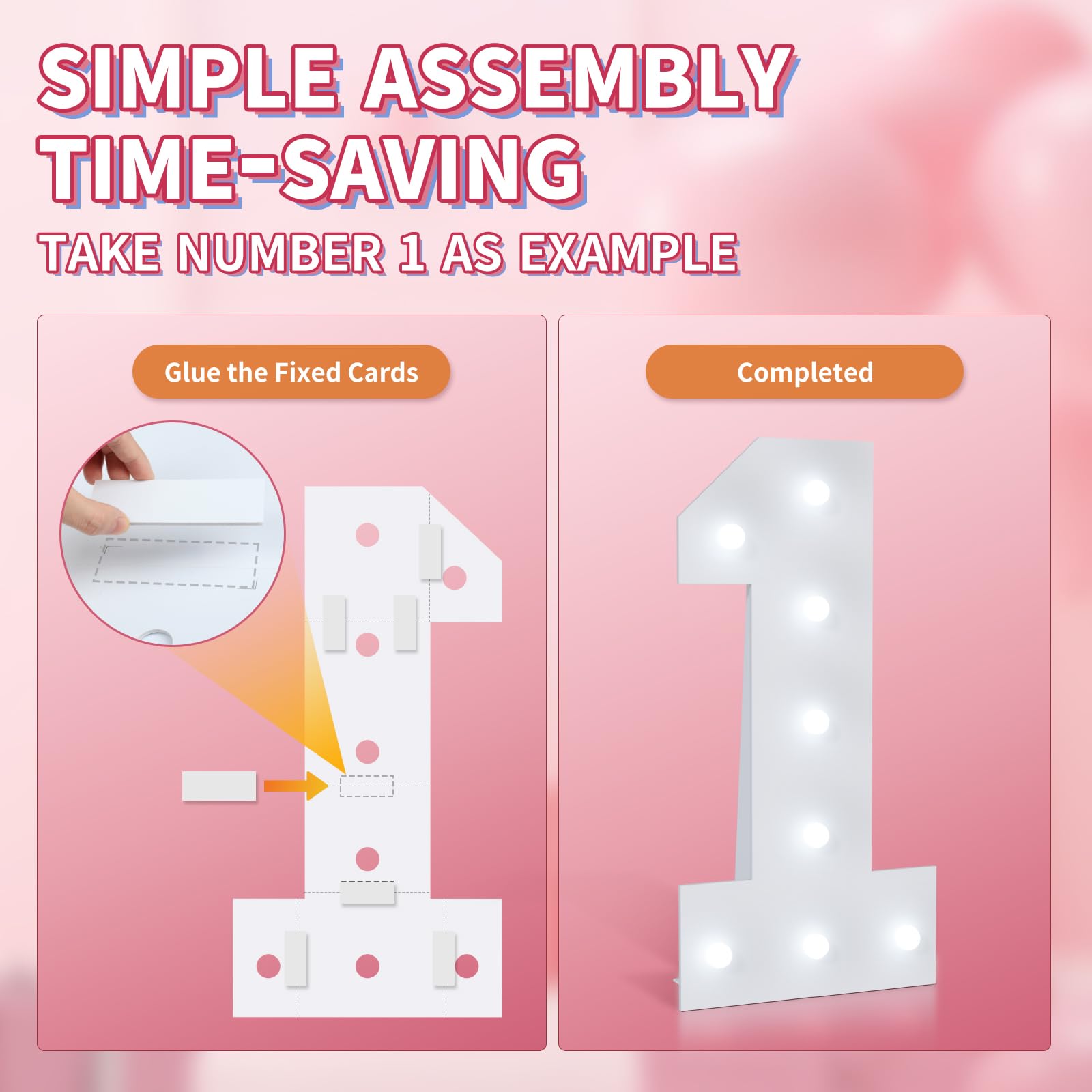imprsv marquee numbers wall-mount demonstrates versatile wall placement