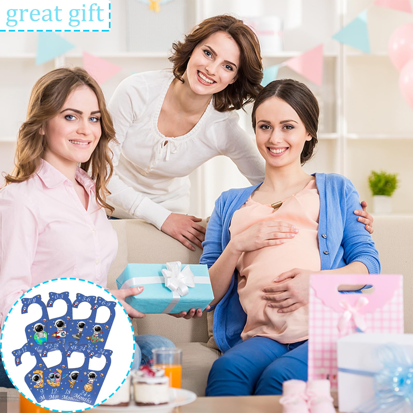 Imtively baby closet dividers 18-24 months label guides size visibility for growing babies.