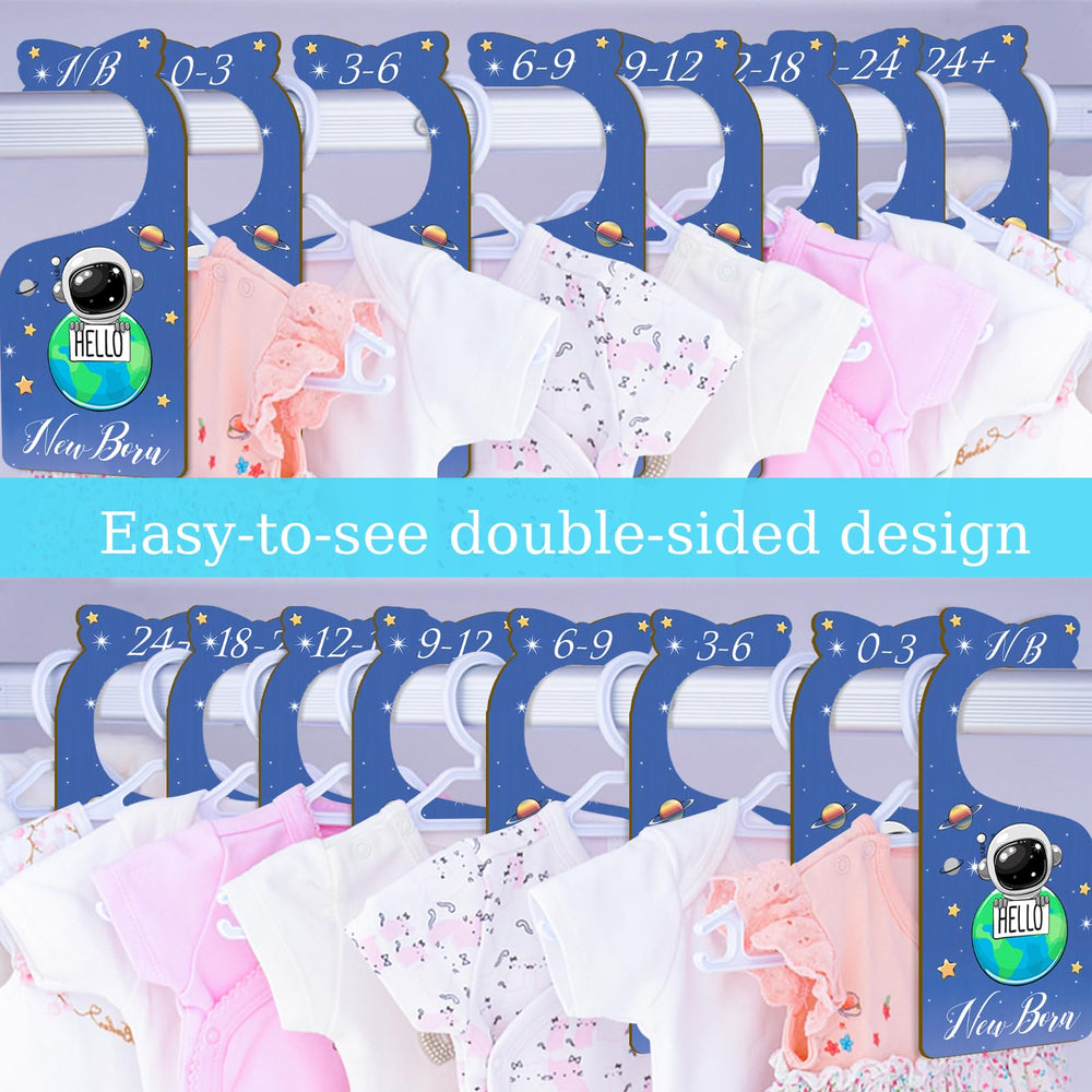 Imtively baby closet dividers 3-6 months label supports easy wardrobe sorting.