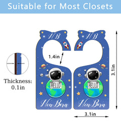 Imtively baby closet dividers newborn-0-3 months label aids quick outfit picks.