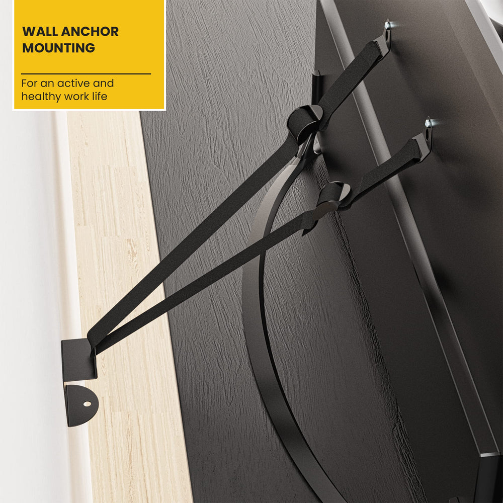 IMtKotW anti-tip strap on TV edge shows sturdy stabilization for homes with kids.