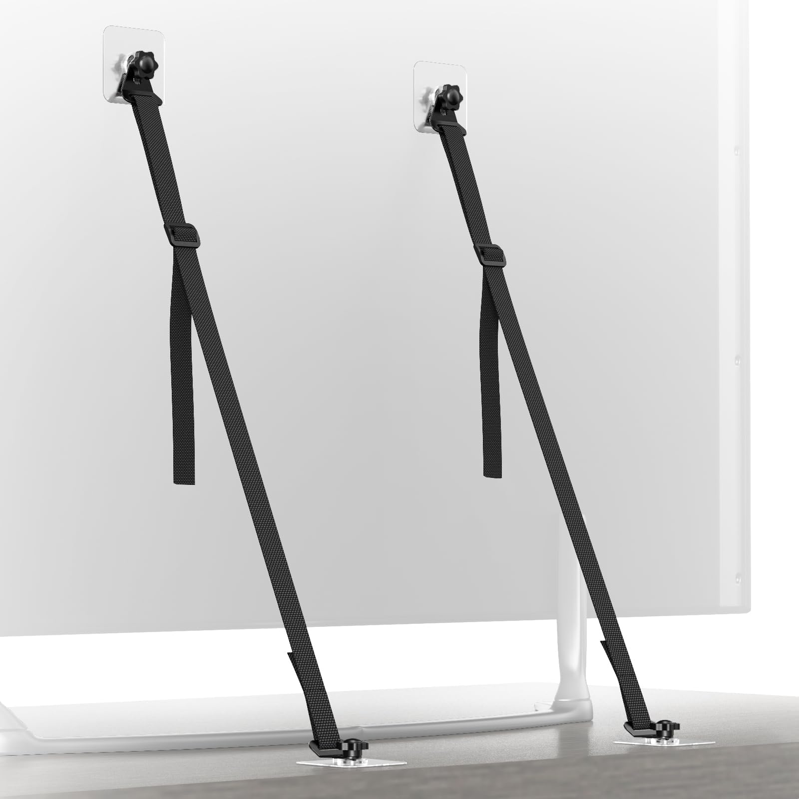 IMtKotW TV safety straps packaged for quick install and dependable anti-tip protection.