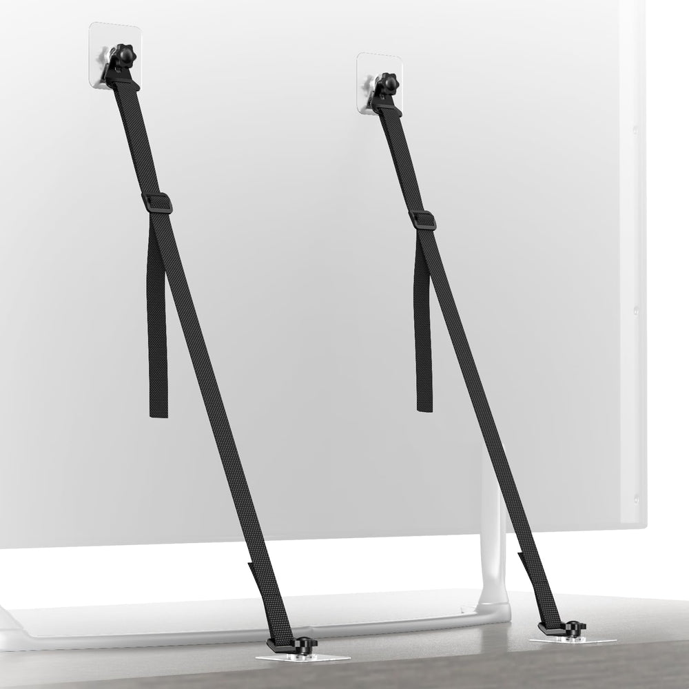 IMtKotW TV safety straps packaged for quick install and dependable anti-tip protection.